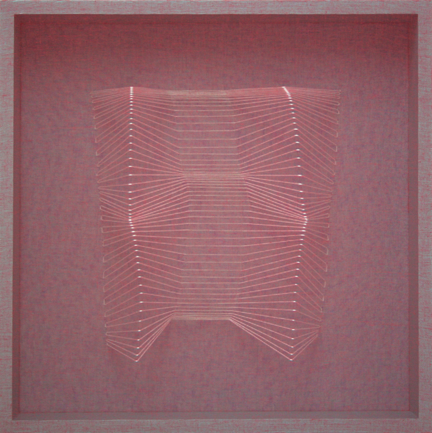 S.T. ,  60x60x9, tarlatane tinte e filo, 2007